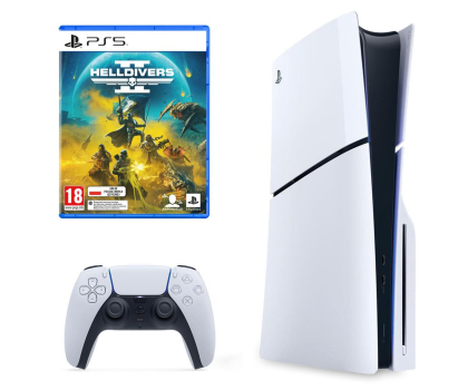 Konsola PlayStation Sony PlayStation 5 Slim + Helldrivers 2